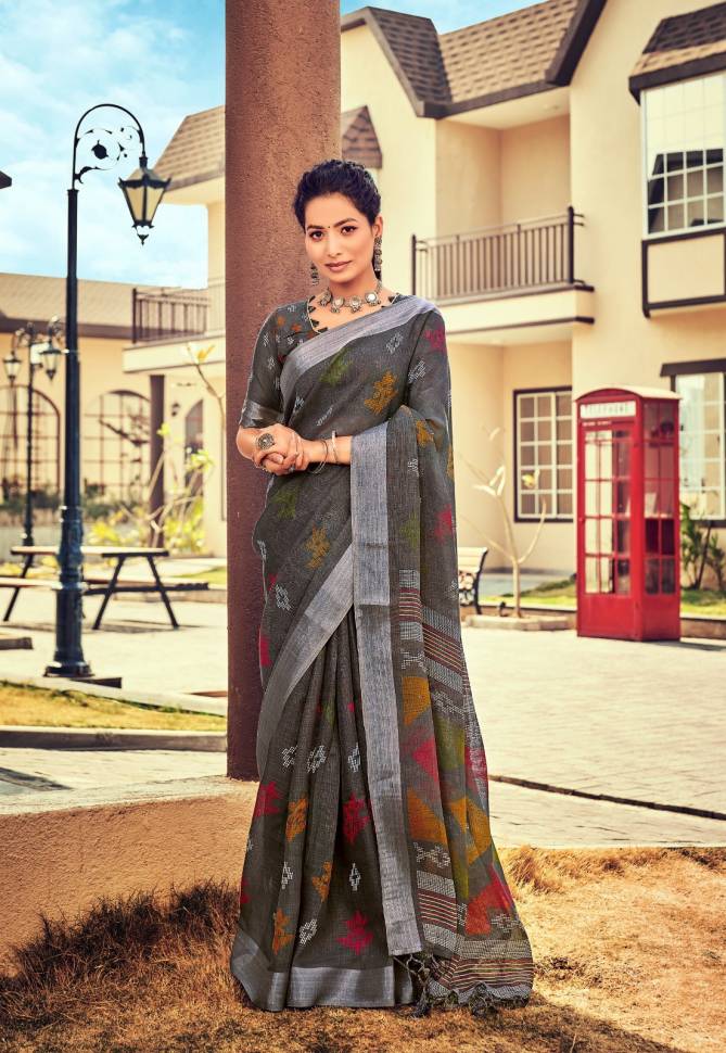 Anupama Vol 5 By Stylewell Linan Printed Sarees Wholesale Suppliers In Surat